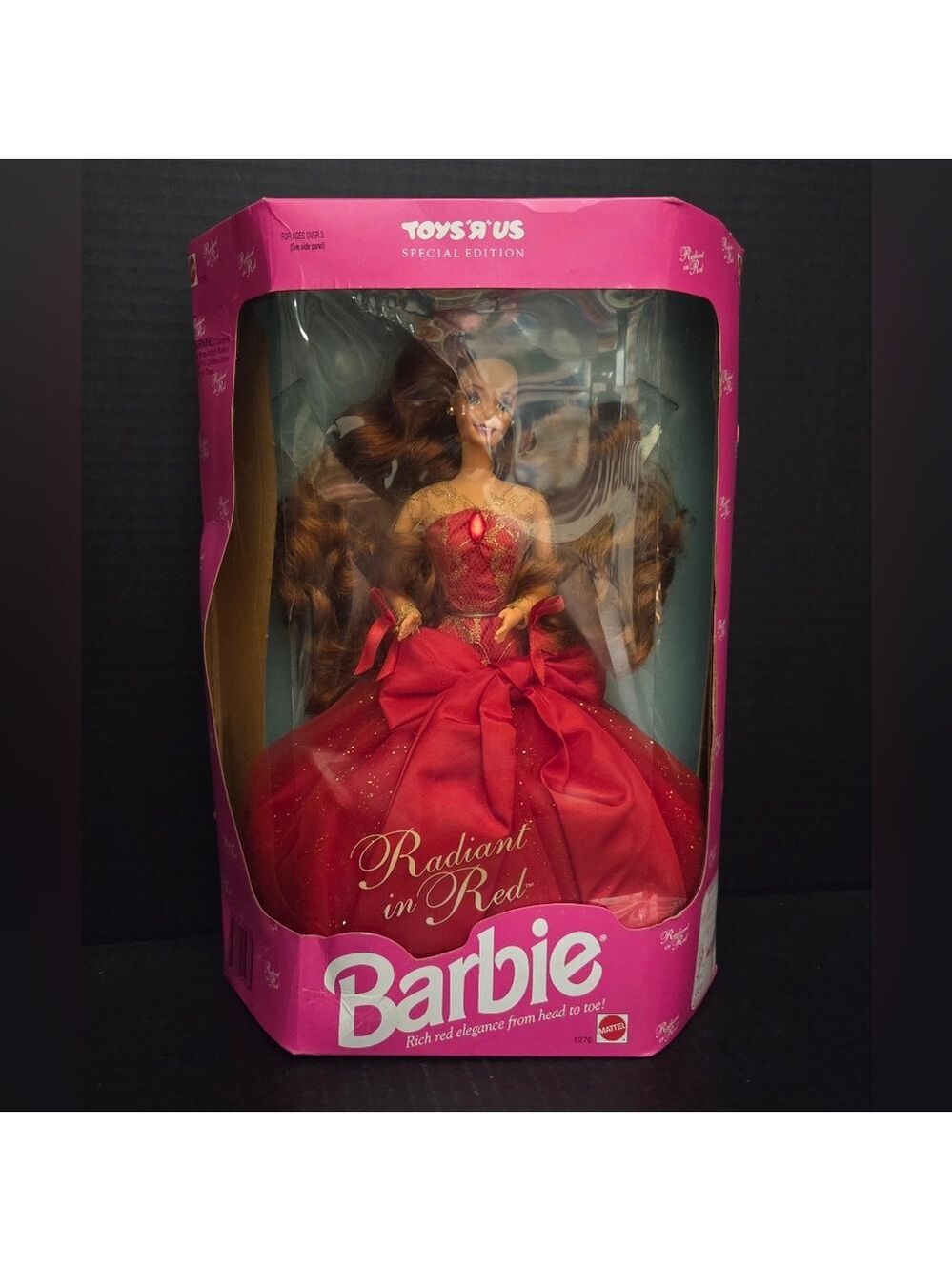 1992 Toys R Us Radiant In Red Barbie #1276